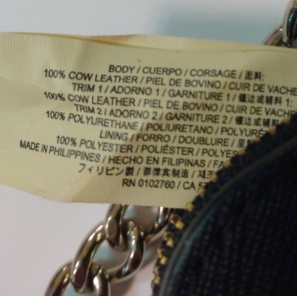 Kate Spade Harper black leather crossbody bag with gold chain & leather strap EU - Picture 16 of 16